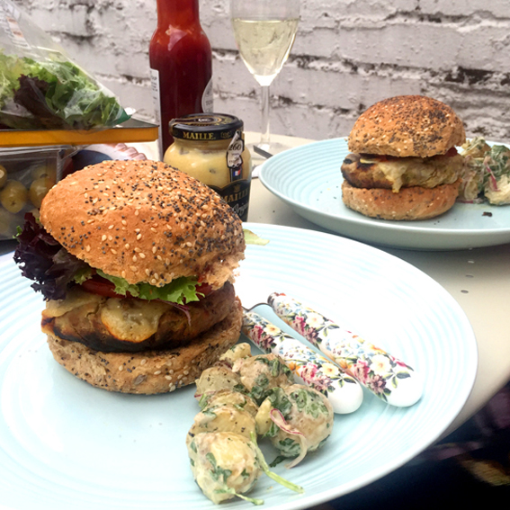 Cannellini & Gruyere Burgers