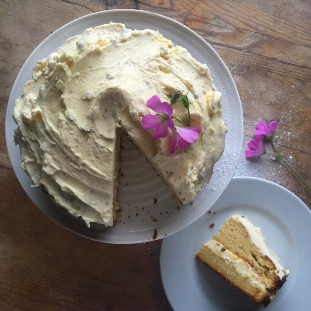 Apricot & Passion Fruit Cake