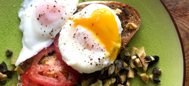Salty Olive Brunch Eggs