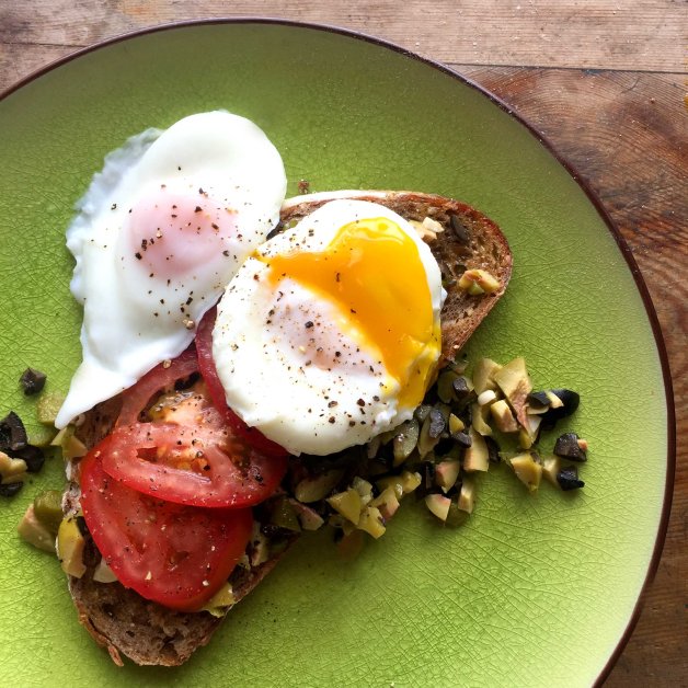 Salty Olive Brunch Eggs