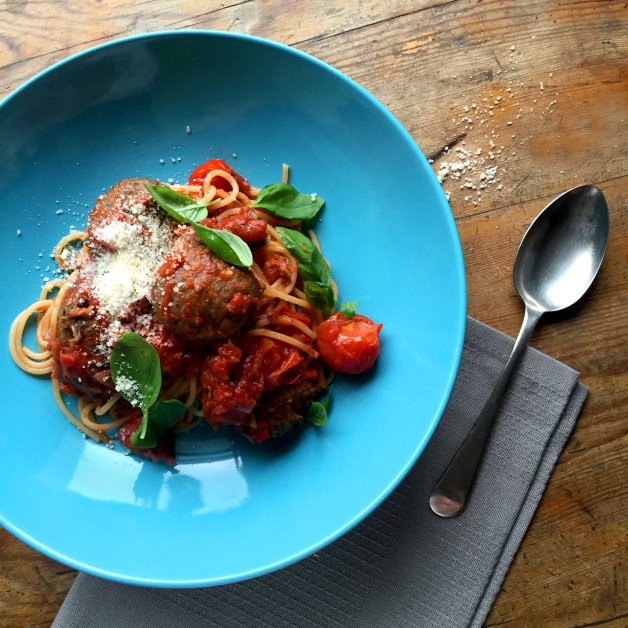 Meatless Mushroom Meatballs