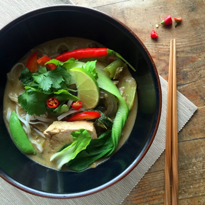 Thai Green Curry Noodle Soup