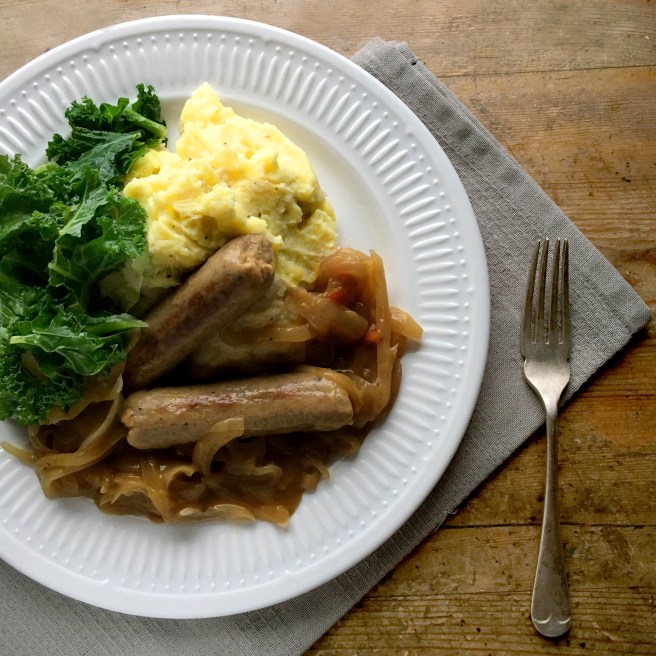 Sausage & Smokey Mash with Gravy