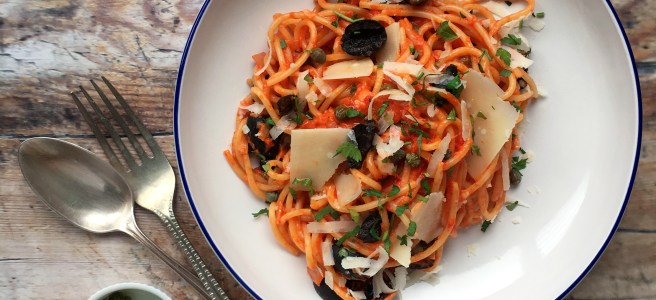 Red pepper puttanesca final