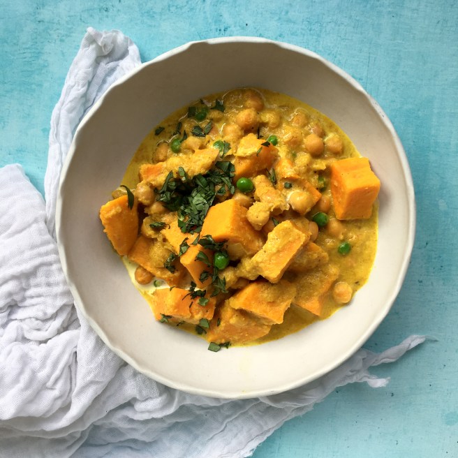 Sweet potato & chickpea korma final