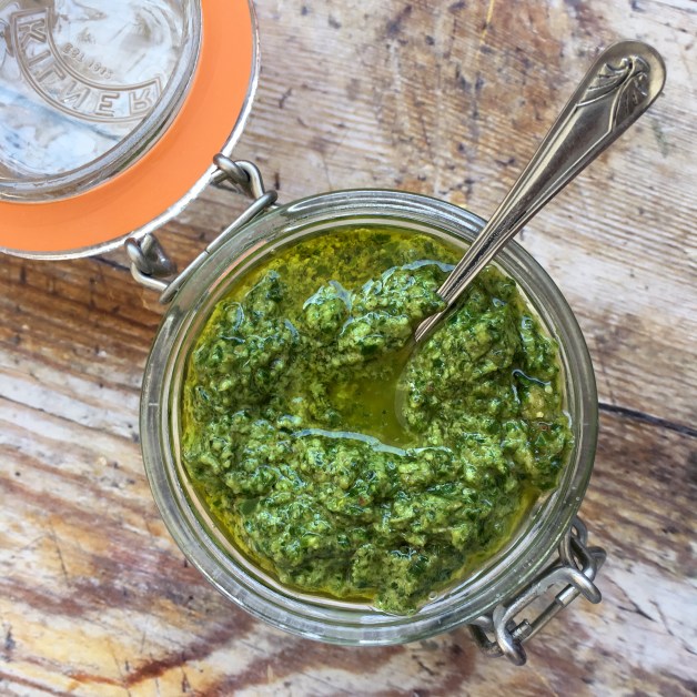 Kale and walnut pesto 