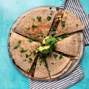 Black bean quesadillas