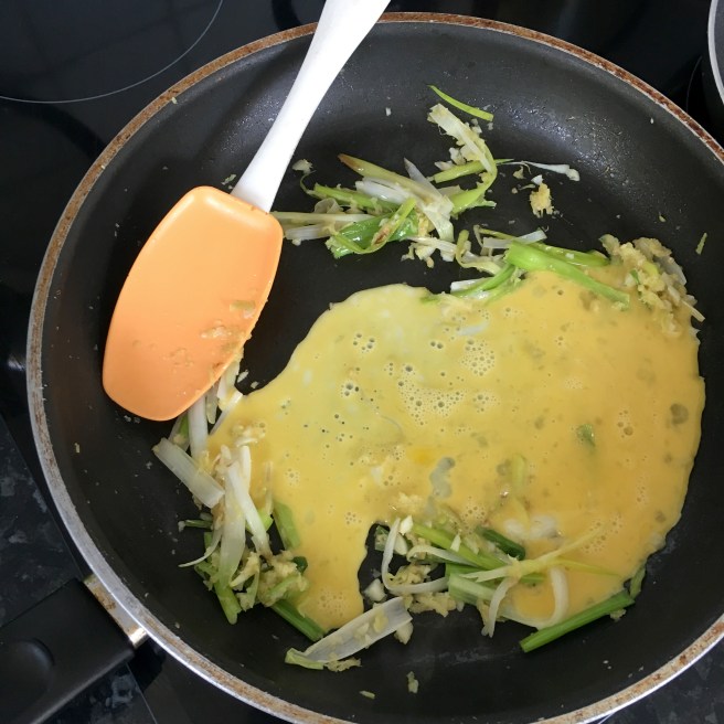Egg Spring Rice Spring green egg fried rice