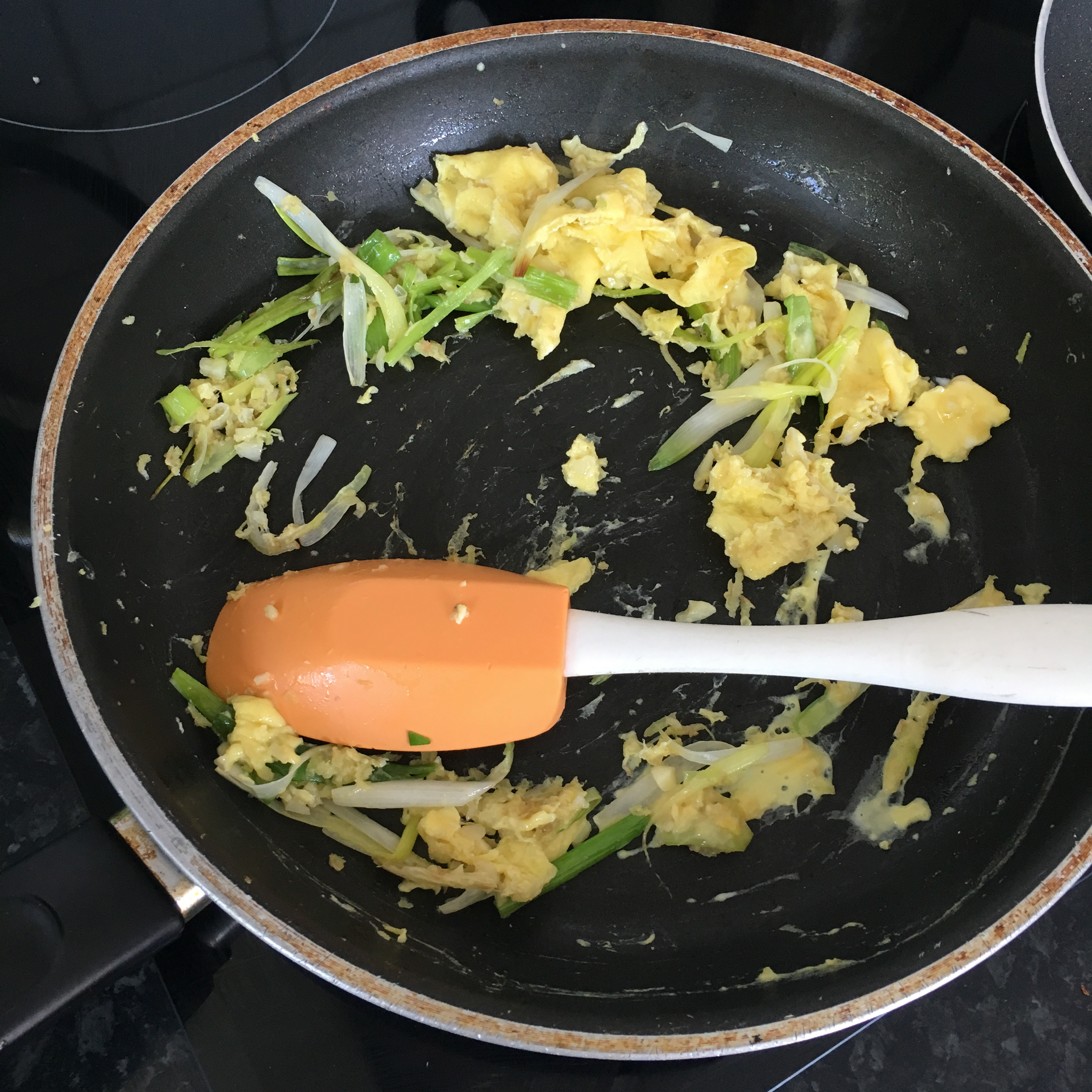 Egg Spring Rice Spring green egg fried rice