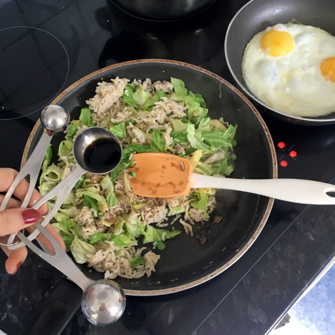 Egg Spring Rice Spring green egg fried rice