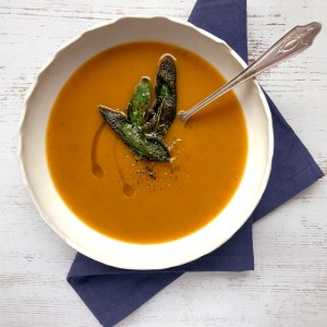Butternut squash & sage soup